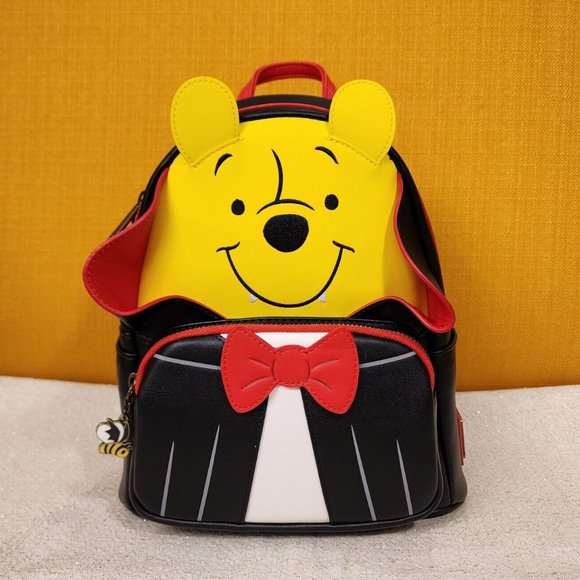 Loungefly Disney Winnie the Pooh Vampire Cosplay Mini Backpack Halloween NEW